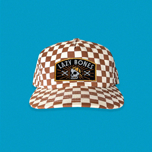 Lazy Bones 5-Panel Checkered Floppy Hat