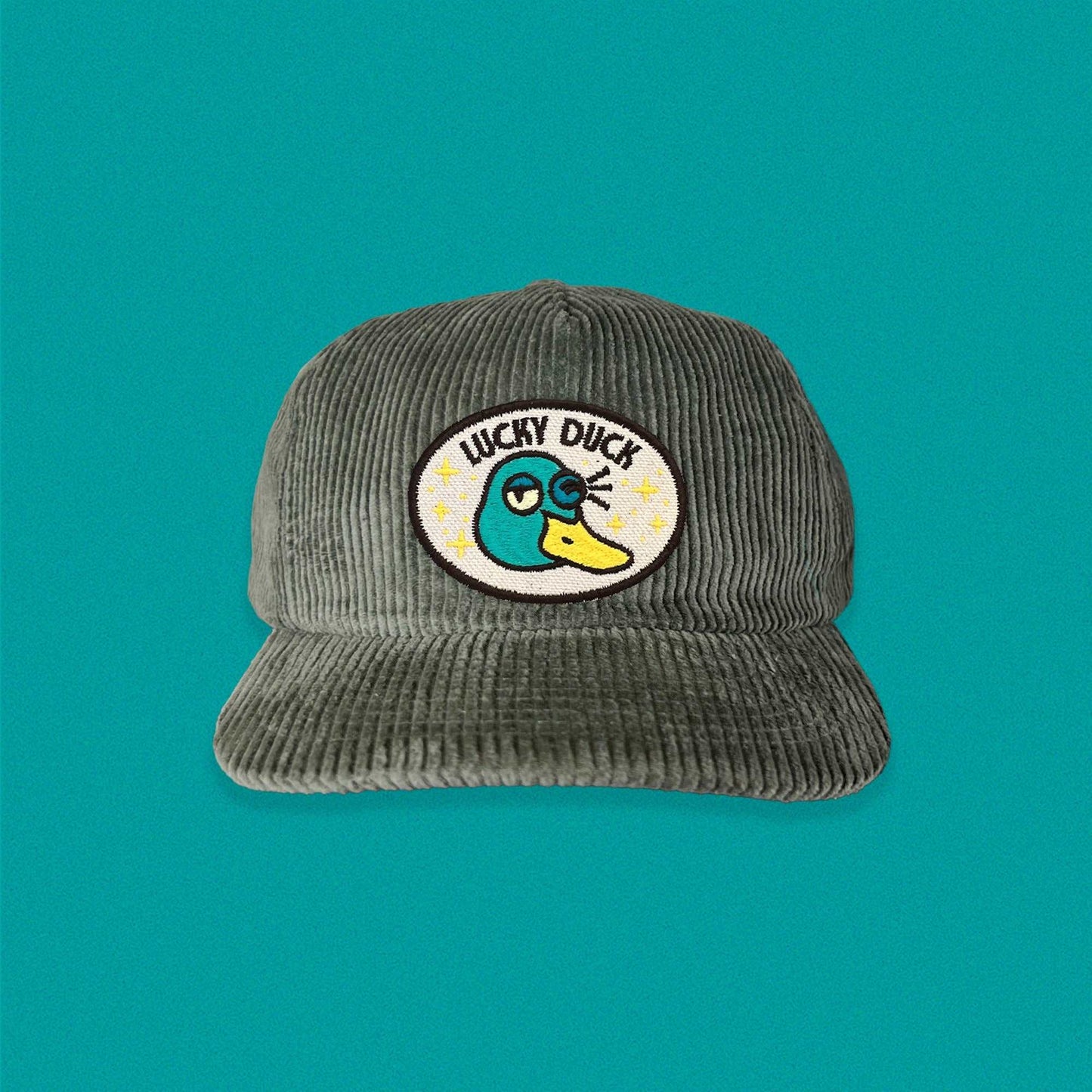 Lucky Duck 5-Panel Corduroy Hat