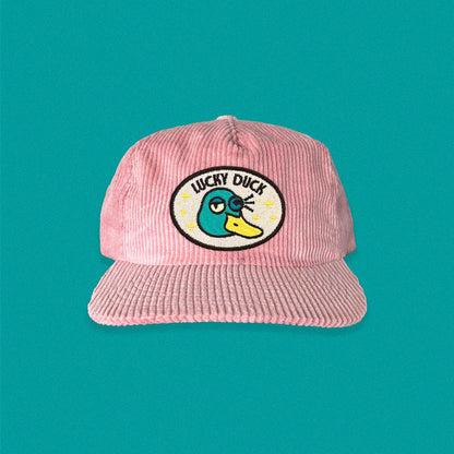 Lucky Duck 5-Panel Corduroy Hat