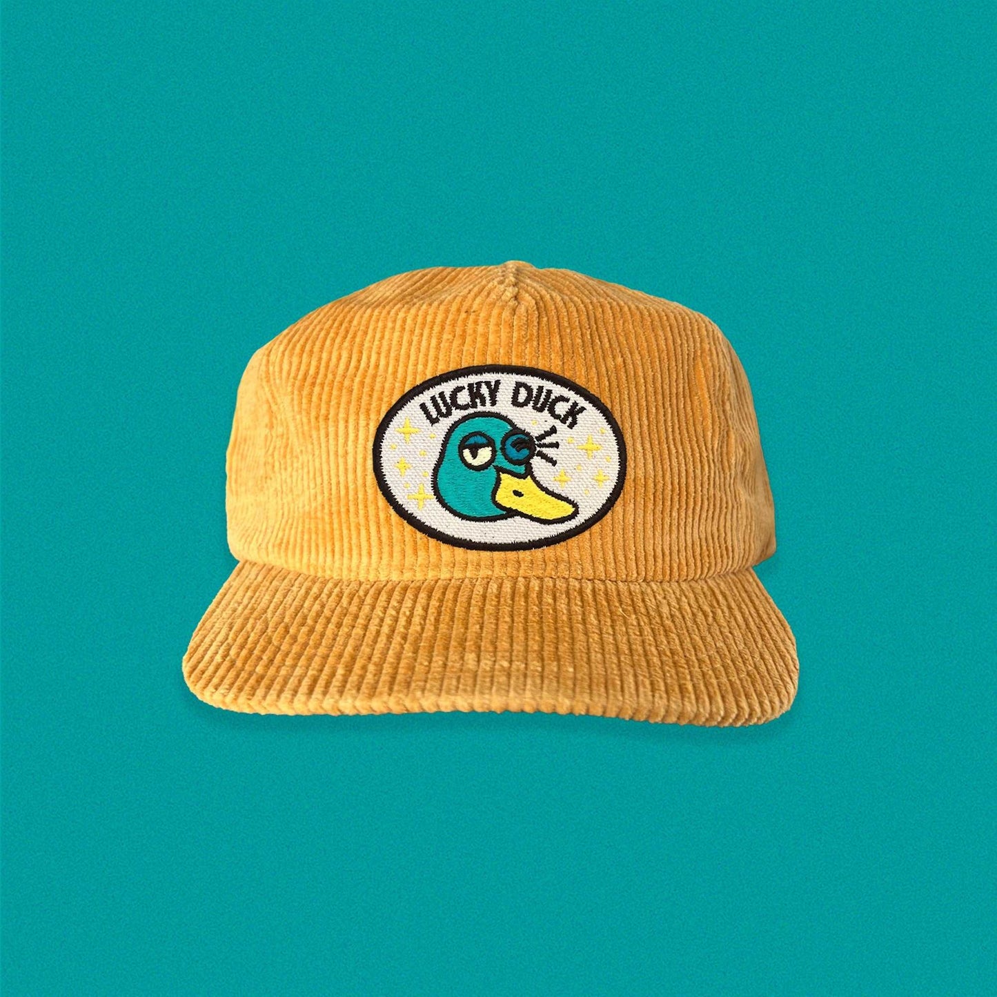 Lucky Duck 5-Panel Corduroy Hat