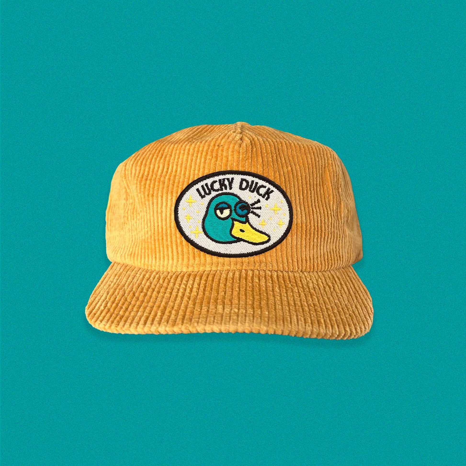 Lucky Duck 5-Panel Corduroy Hat