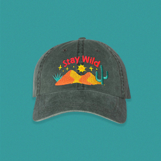 Stay Wild 90s Dad Hat