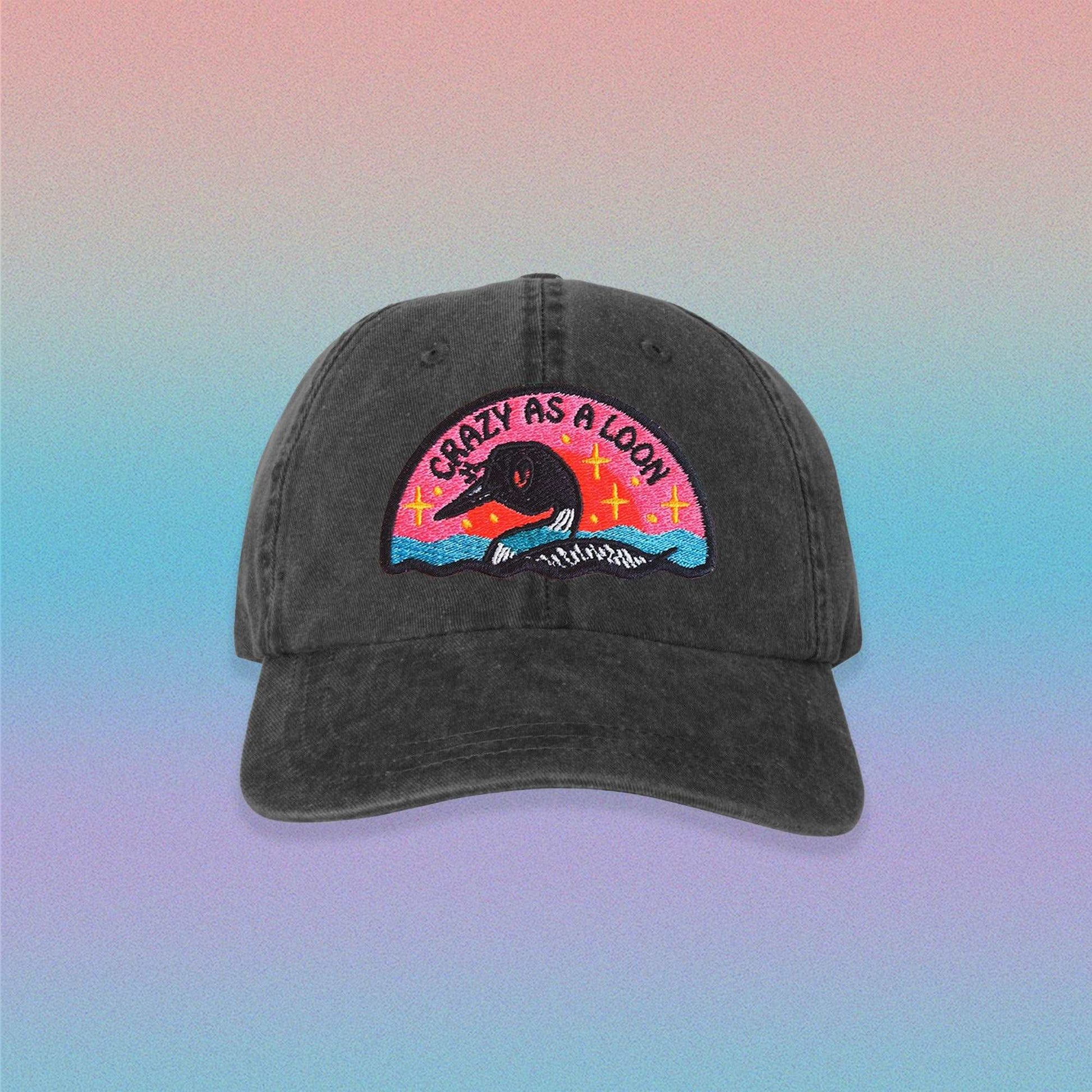 Crazy as a Loon Dad Hat