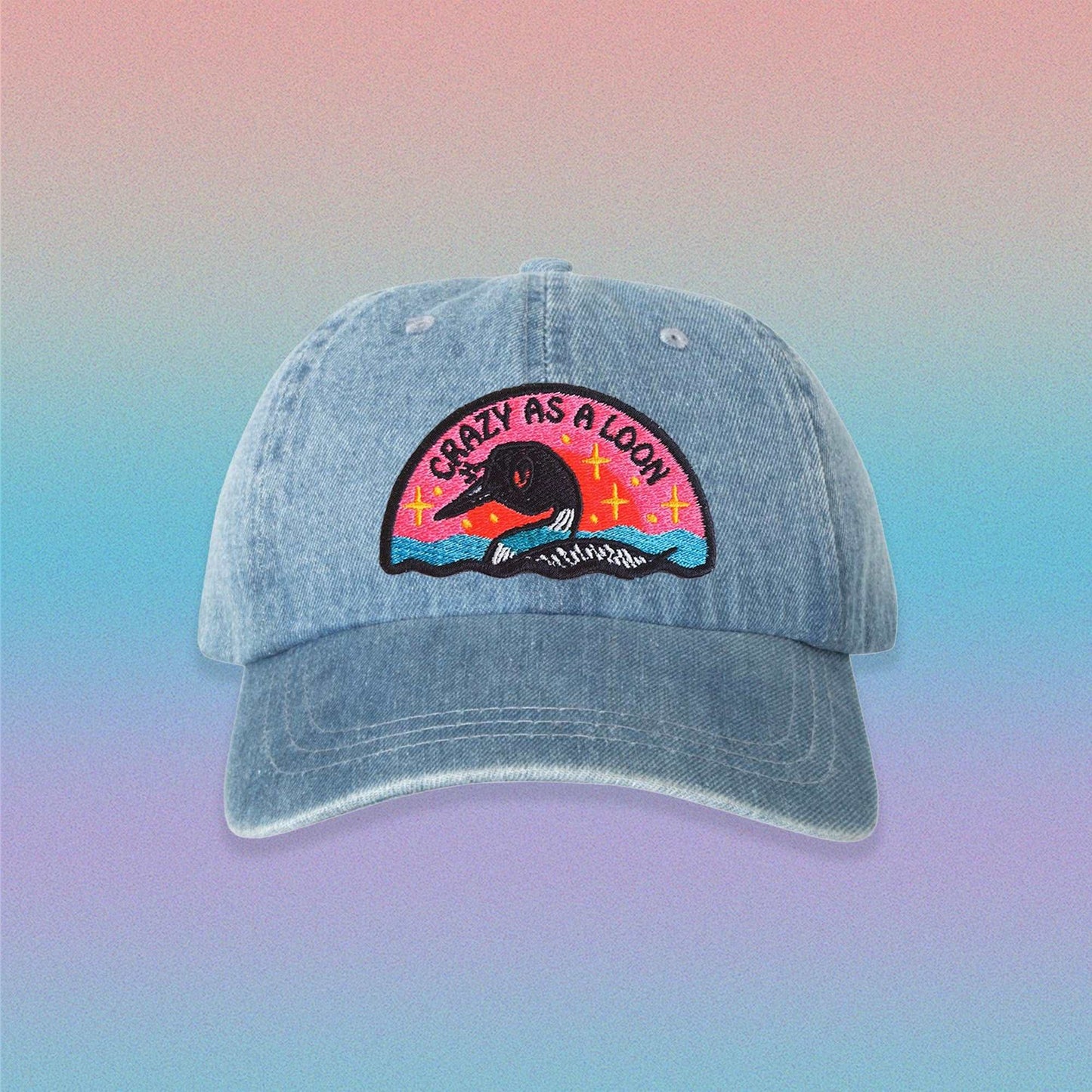 Crazy as a Loon Dad Hat