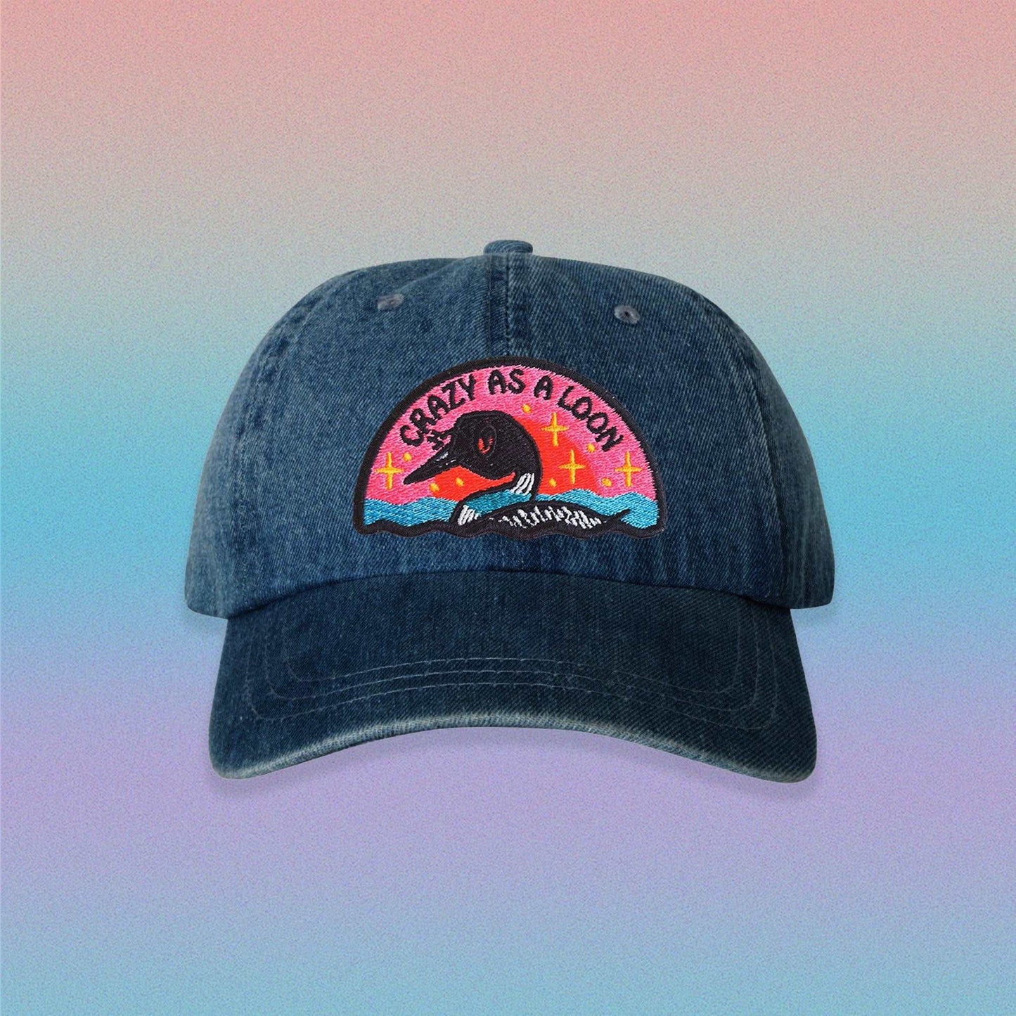 Crazy as a Loon Dad Hat