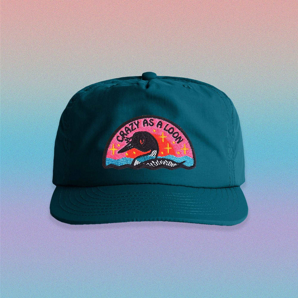 Crazy as a Loon Surf Hat