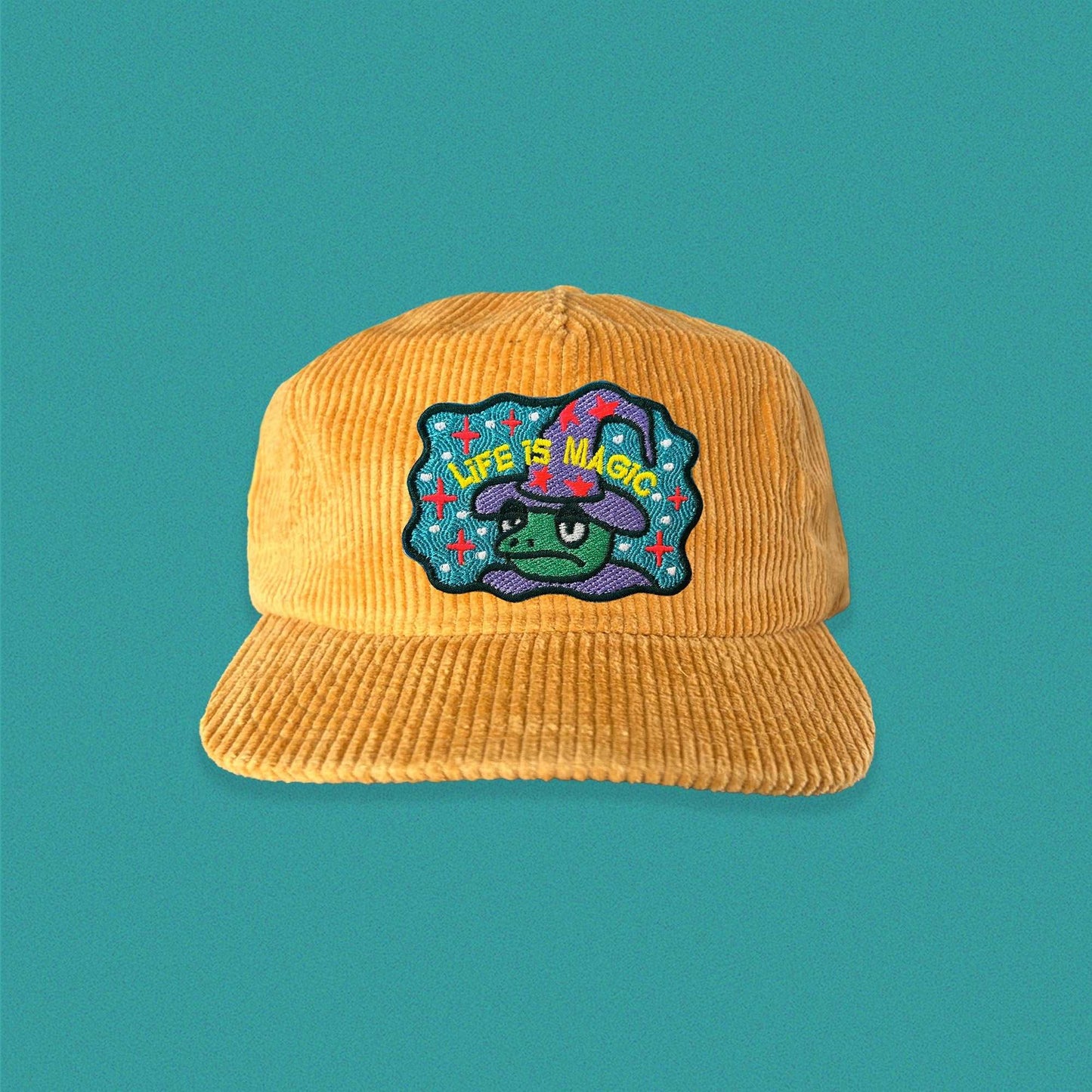 Frog Wizard 5-Panel Corduroy Hat