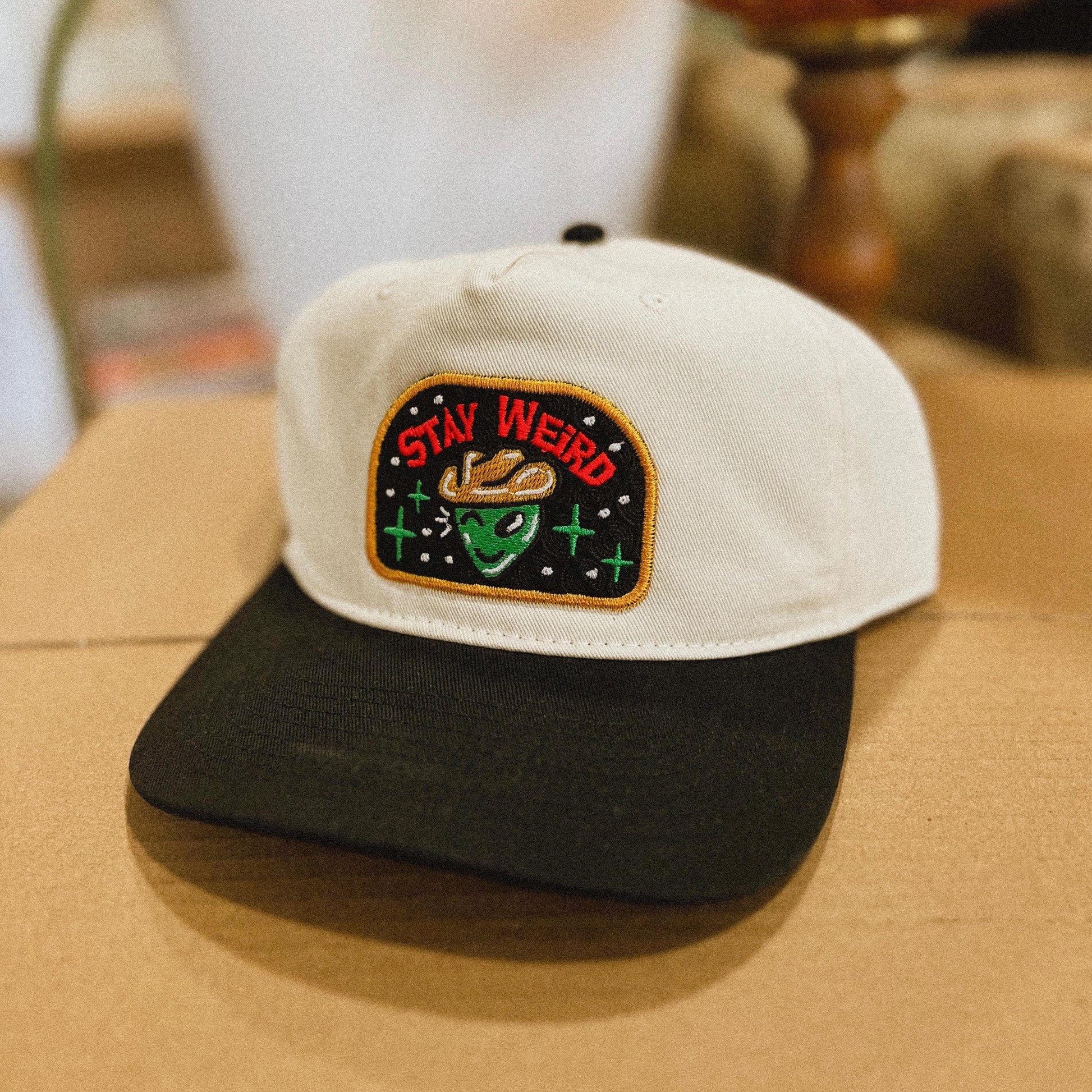 Stay Weird Alien 5-Panel Floppy Cap