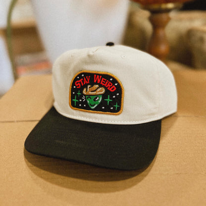 Stay Weird Alien 5-Panel Floppy Cap
