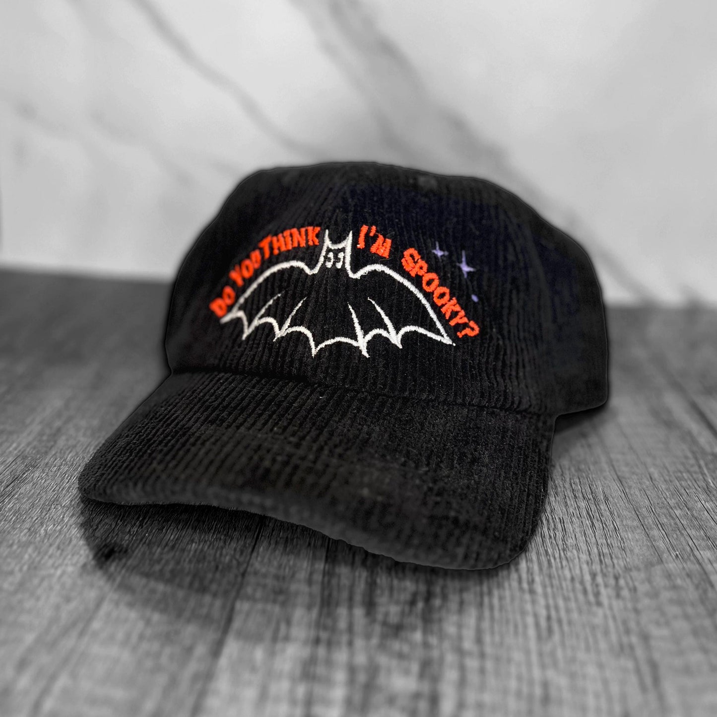 Do You Think I'm Spooky? Corduroy Hat