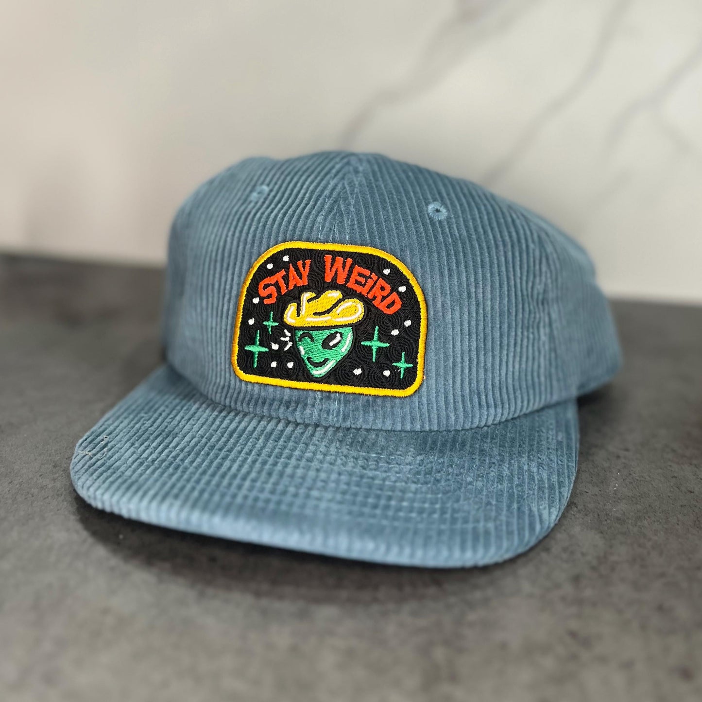 Stay Weird Corduroy Hat