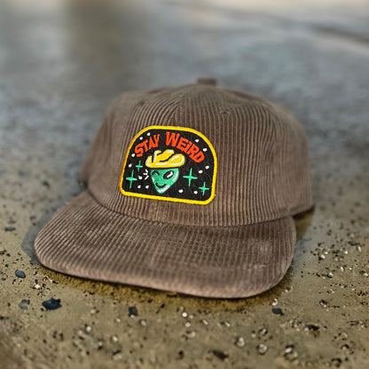 Stay Weird Corduroy Hat