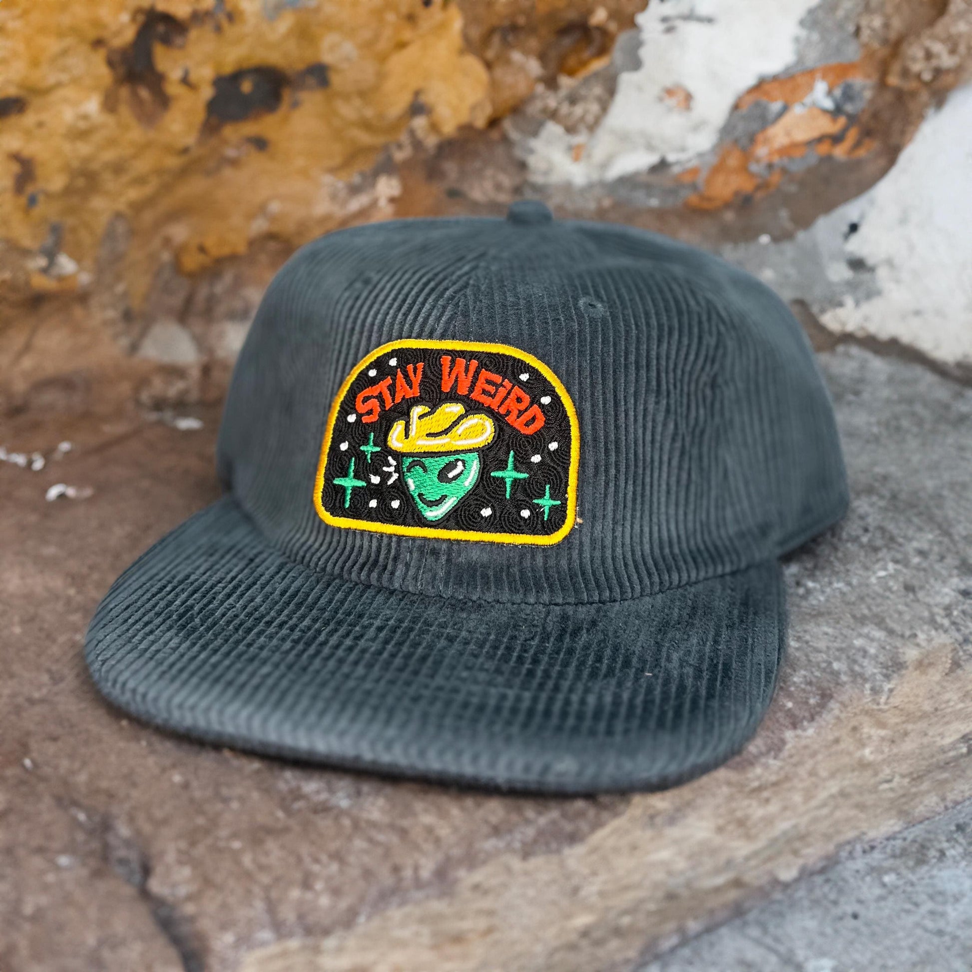 Stay Weird Corduroy Hat