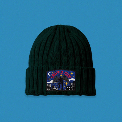 Mothman Cryptid Club Cable Knit Beanie