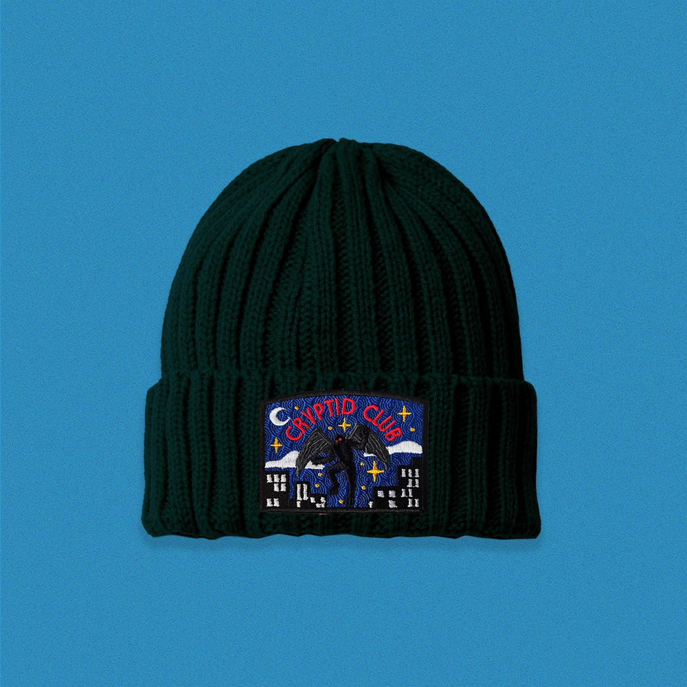 Mothman Cryptid Club Cable Knit Beanie