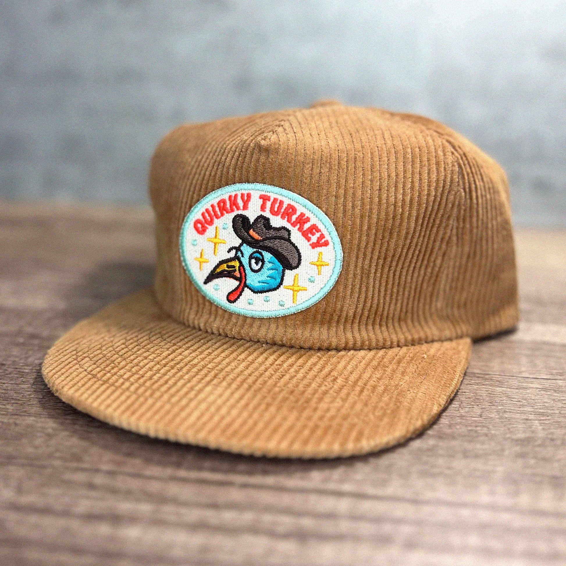 Quirky Turkey 5-Panel Corduroy Hat