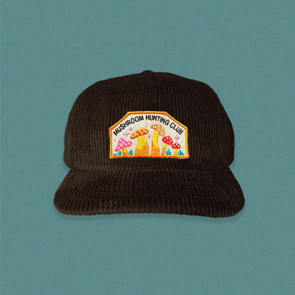 Mushroom Hunting Club 5-Panel Corduroy Hat