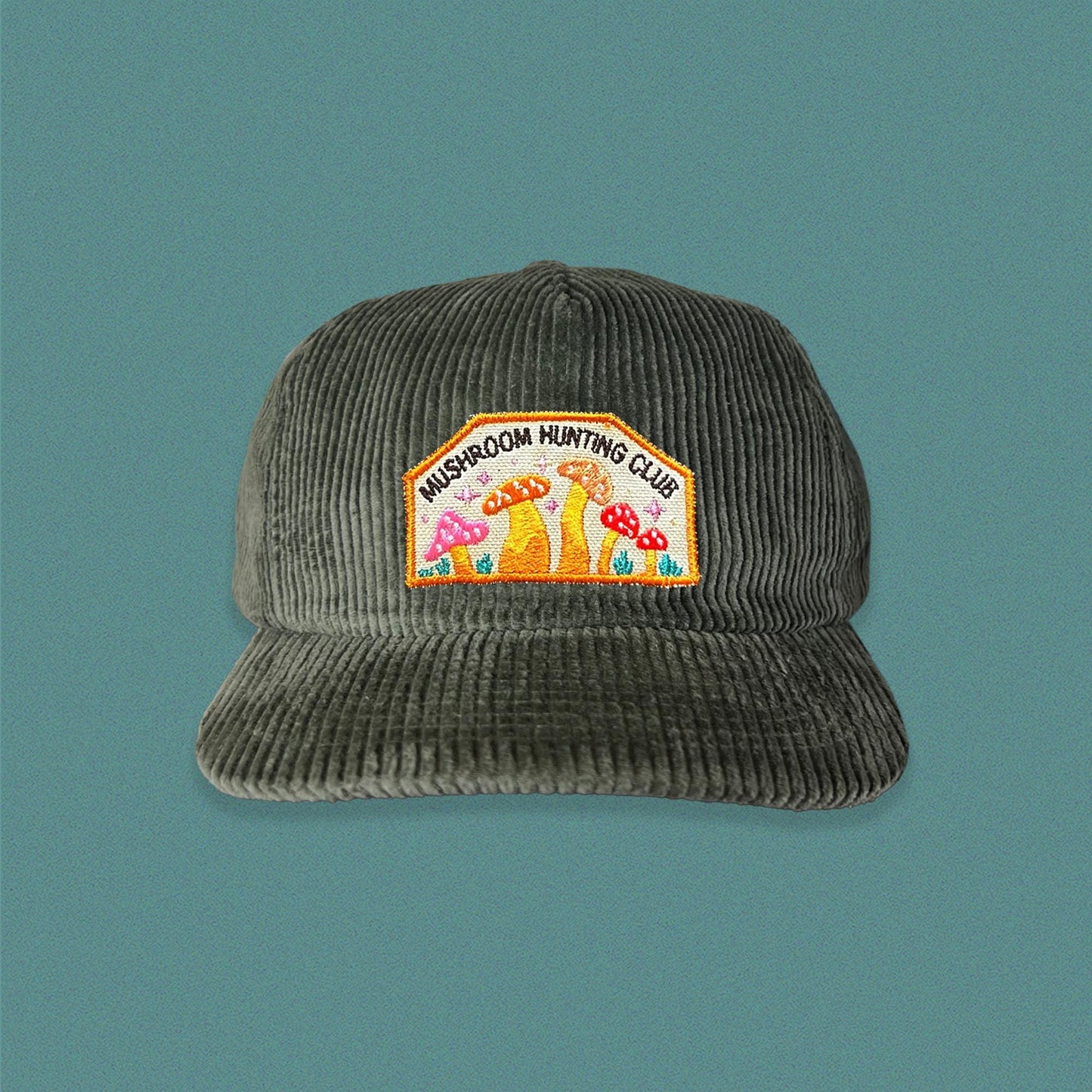 Mushroom Hunting Club 5-Panel Corduroy Hat