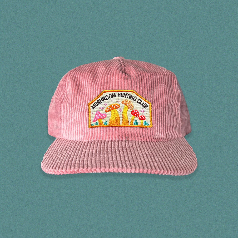 Mushroom Hunting Club 5-Panel Corduroy Hat