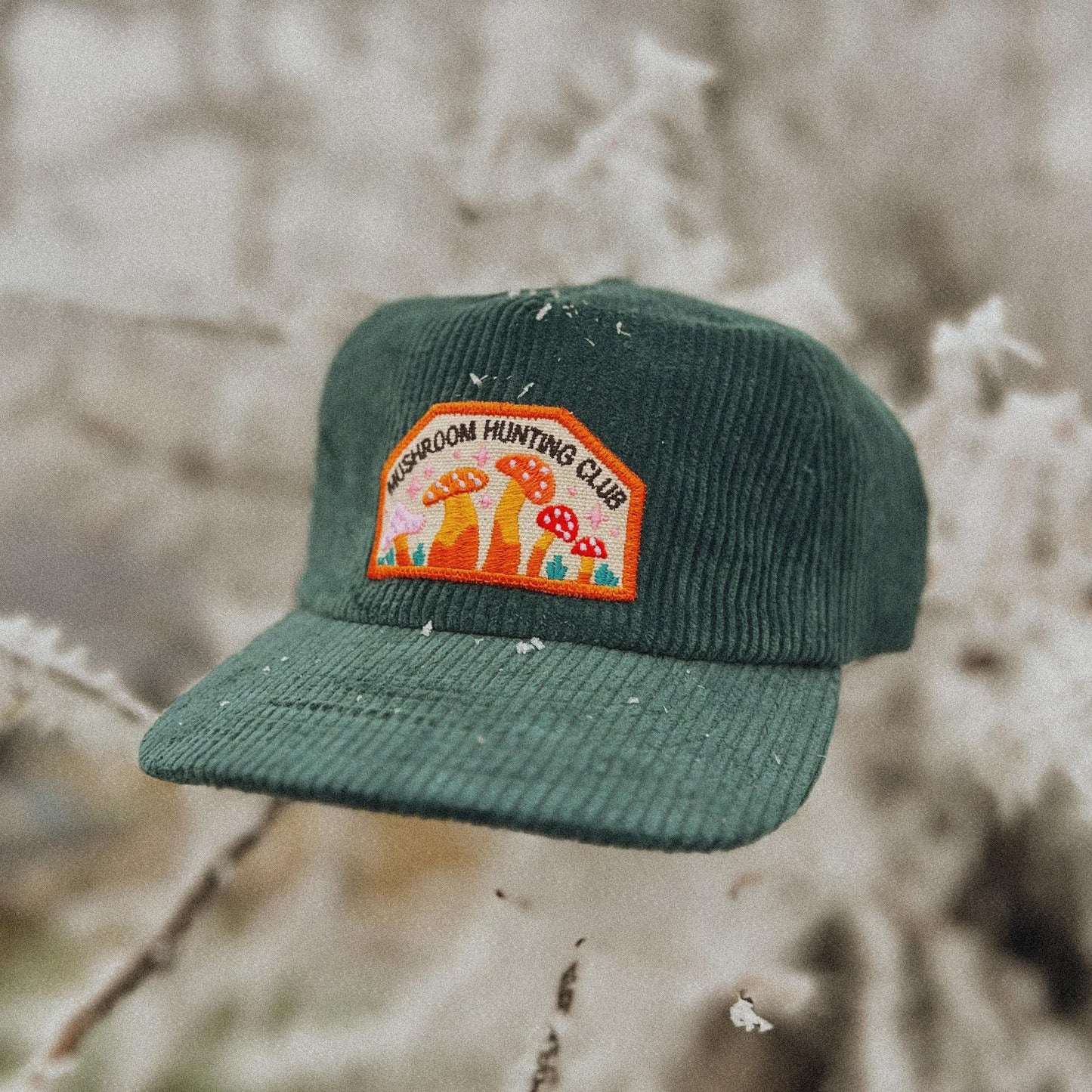 Mushroom Hunting Club 5-Panel Corduroy Hat