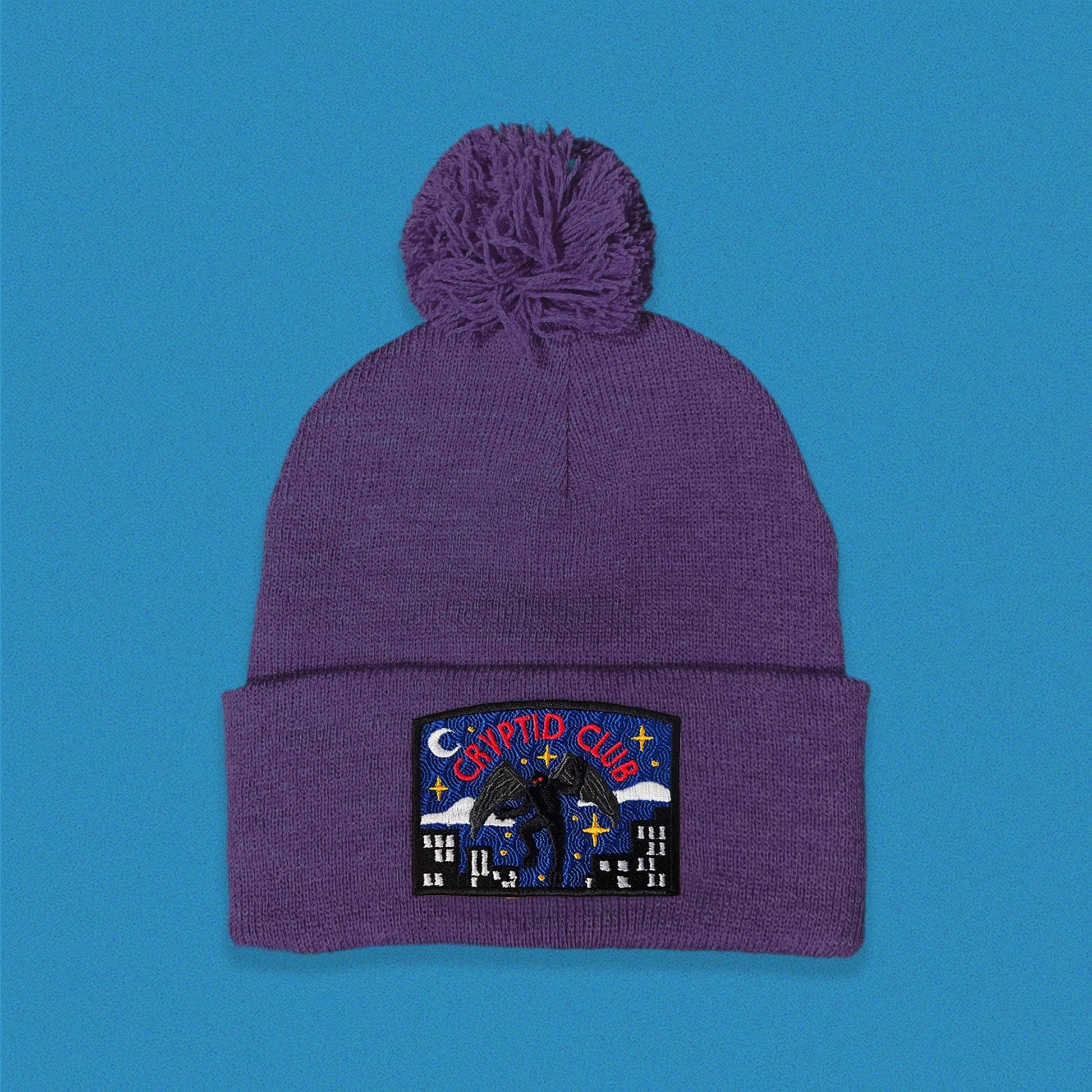 Mothman Cryptid Club Pom Pom Beanie