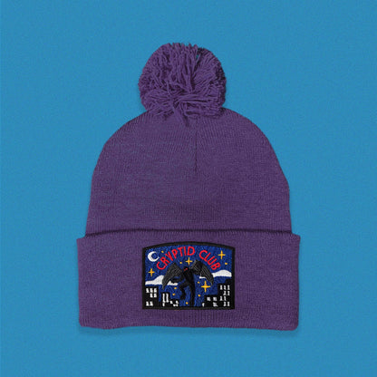 Mothman Cryptid Club Pom Pom Beanie