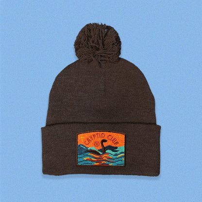 Loch Ness Cryptid Club Pom Pom Beanie