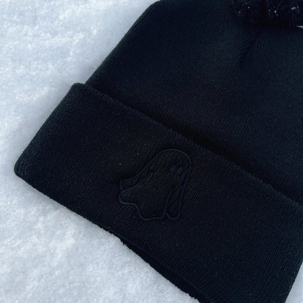 Ghost Pom Pom Beanie