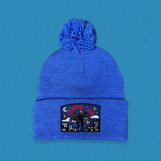 Mothman Cryptid Club Pom Pom Beanie