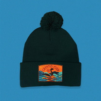 Loch Ness Cryptid Club Pom Pom Beanie