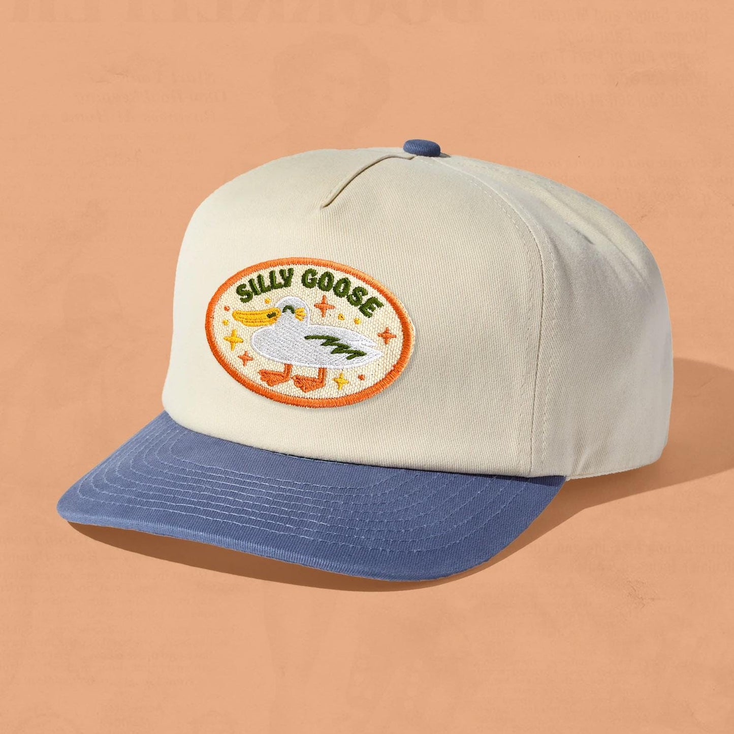 Silly Goose Retro Two-Tone 5-Panel Floppy Cap