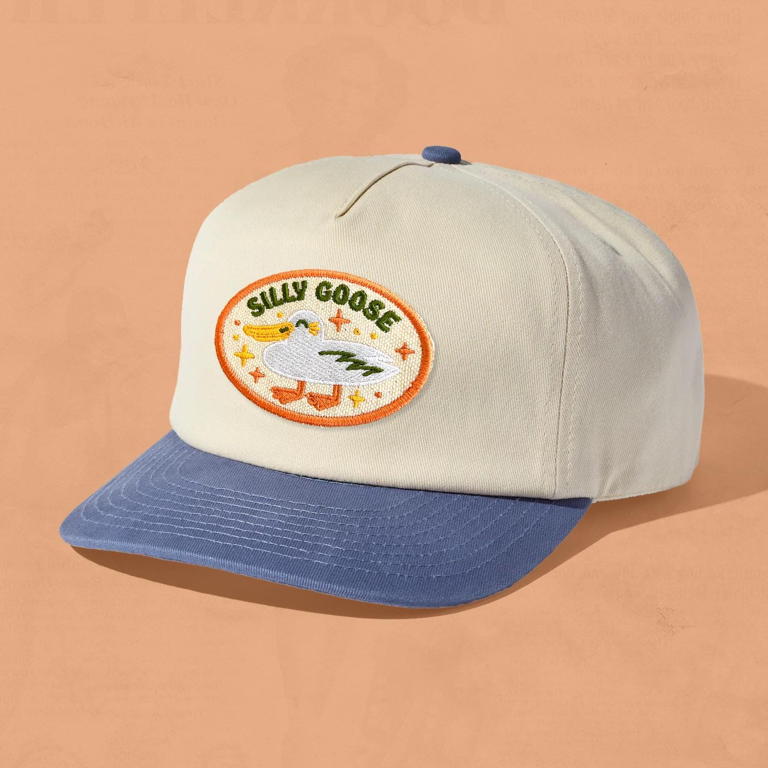 Silly Goose Retro Two-Tone 5-Panel Floppy Cap