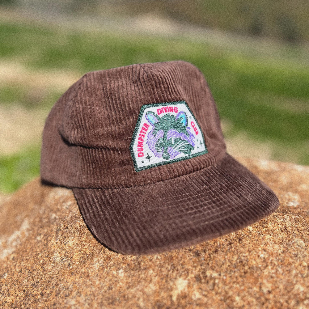 Street Rat Dumpster Diving Club 5-Panel Corduroy Hat