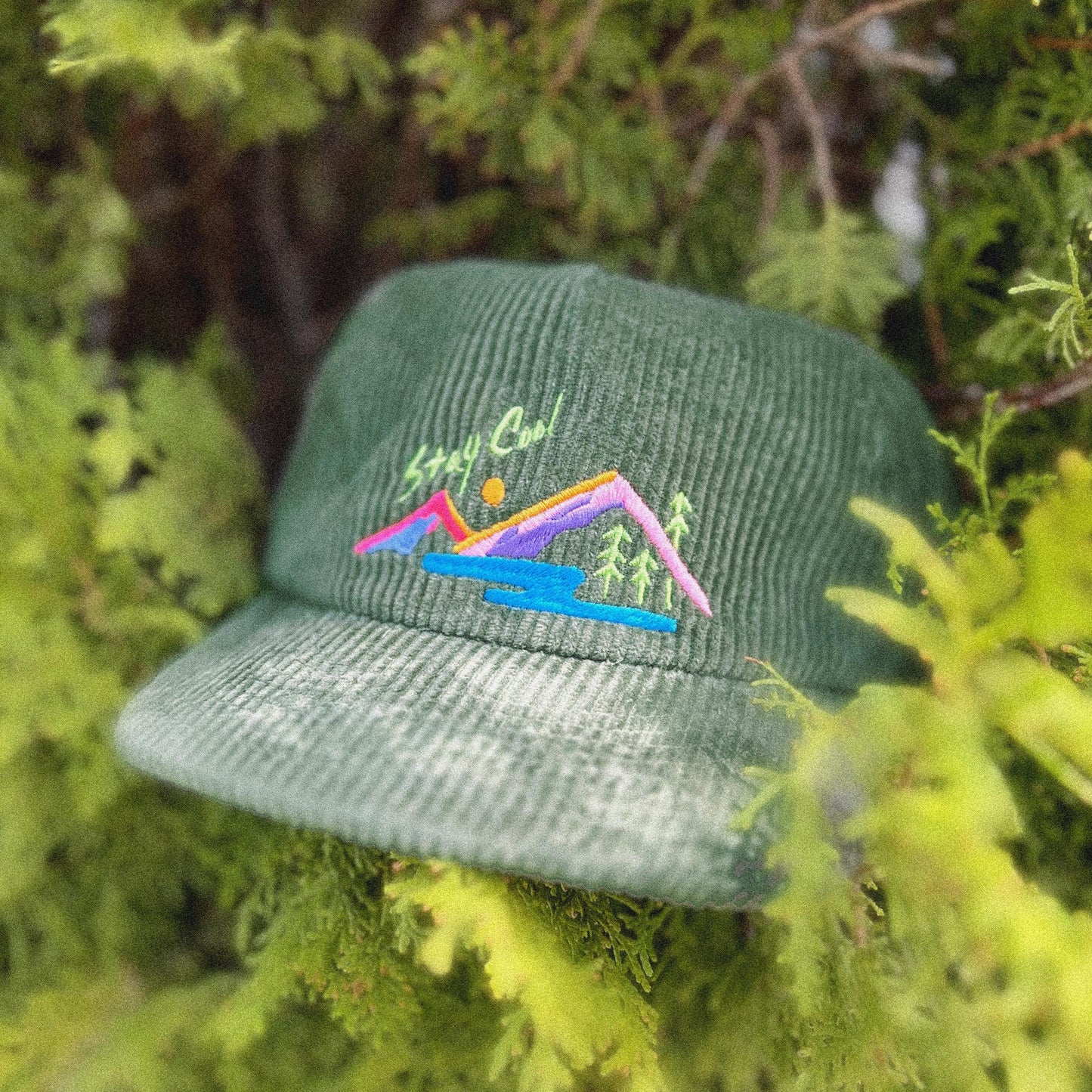 Stay Cool 5-Panel Corduroy Hat