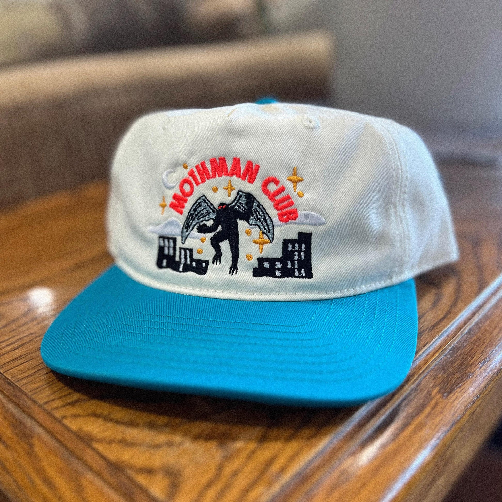 Mothman Cryptid Club 5-Panel Floppy Cap Direct Embroidered