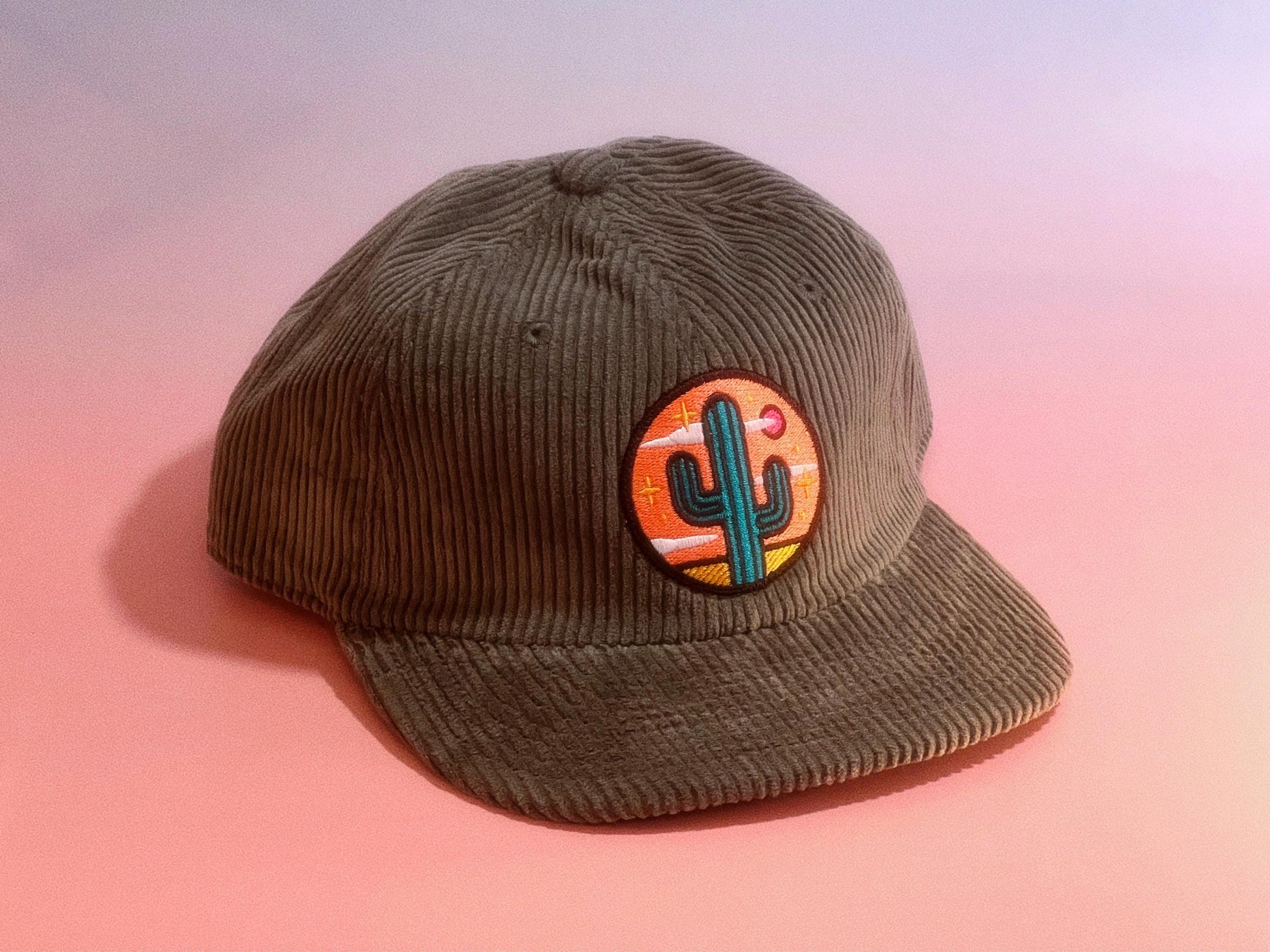 Cactus Dream Corduroy Hat