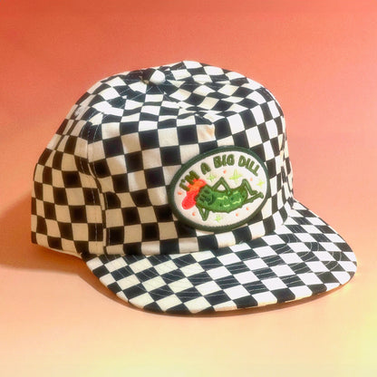 Big Dill Pickle 5-Panel Checkered Floppy Hat