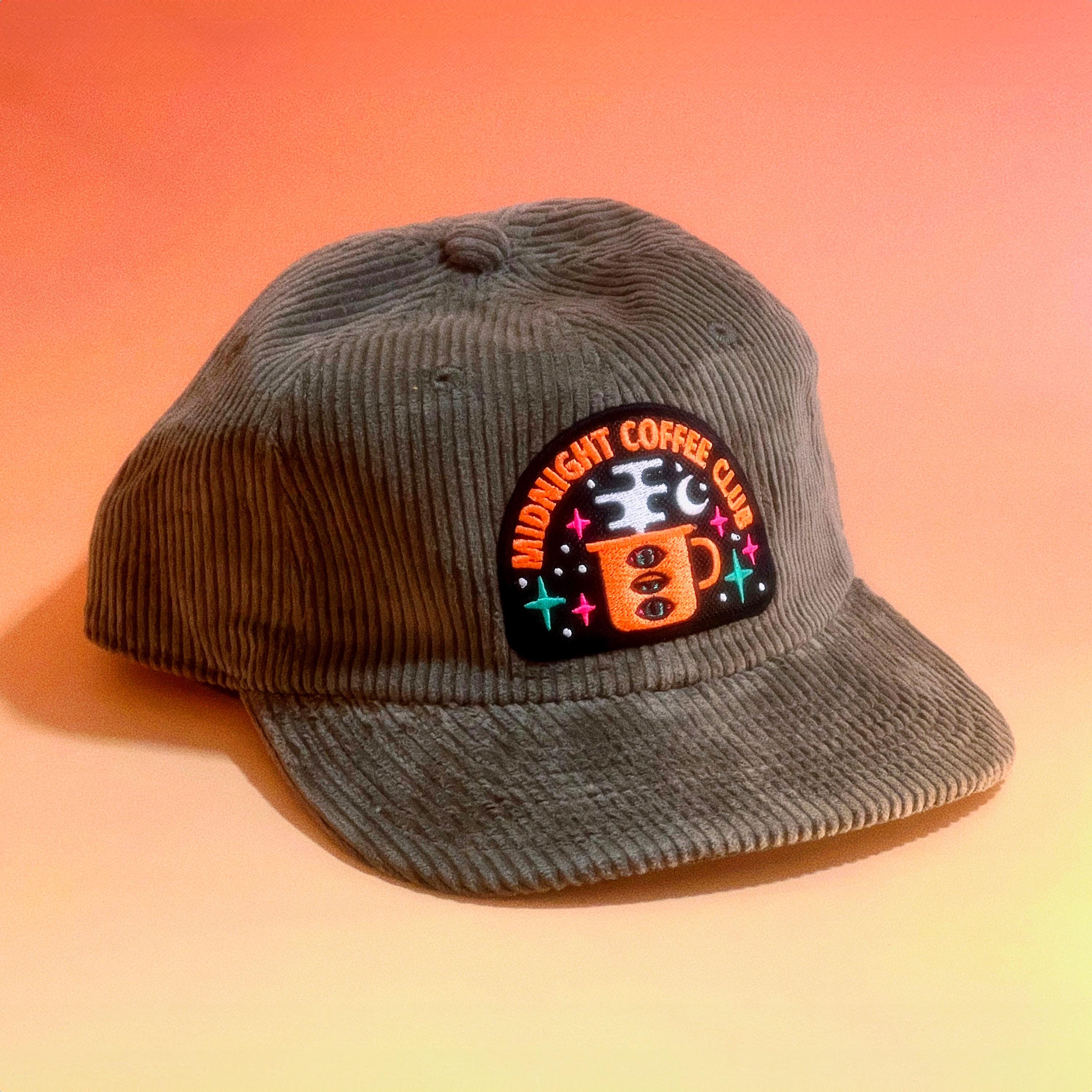 Midnight Coffee Club Corduroy Hat – TheSpaceBureau