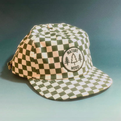 Nature Nerd 5-Panel Checkered Floppy Hat