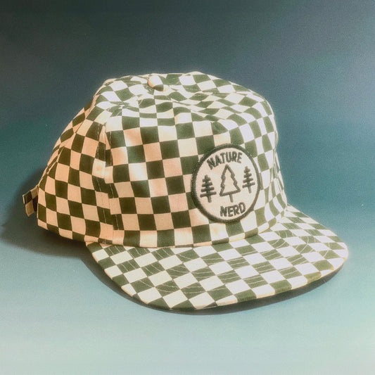 Nature Nerd 5-Panel Checkered Floppy Hat