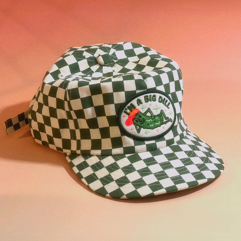 Big Dill Pickle 5-Panel Checkered Floppy Hat