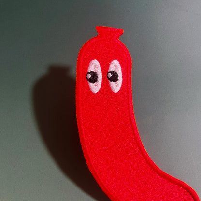 Hotdog Embroidered Bookmark
