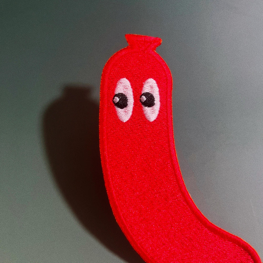 Hotdog Embroidered Bookmark