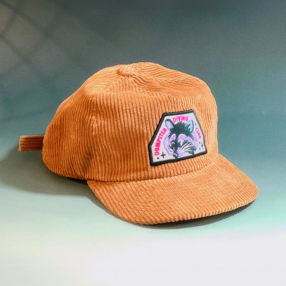 Street Rat Dumpster Diving Club 5-Panel Corduroy Hat