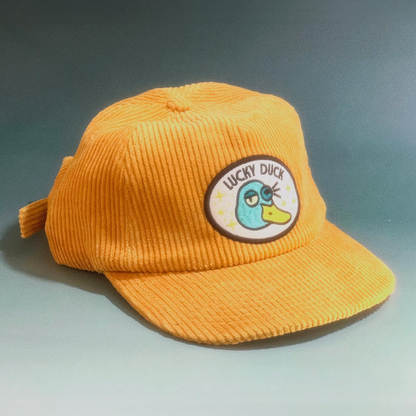 Lucky Duck 5-Panel Corduroy Hat