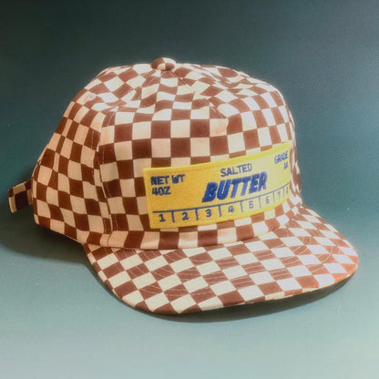Butter Stick 5-Panel Checkered Floppy Hat