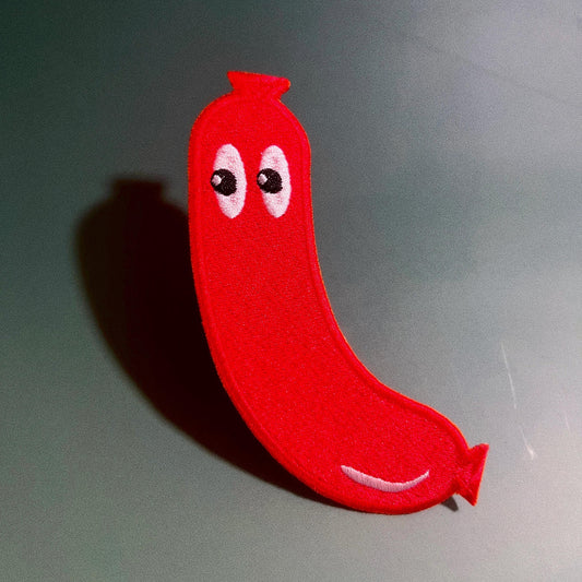 Hotdog Embroidered Bookmark