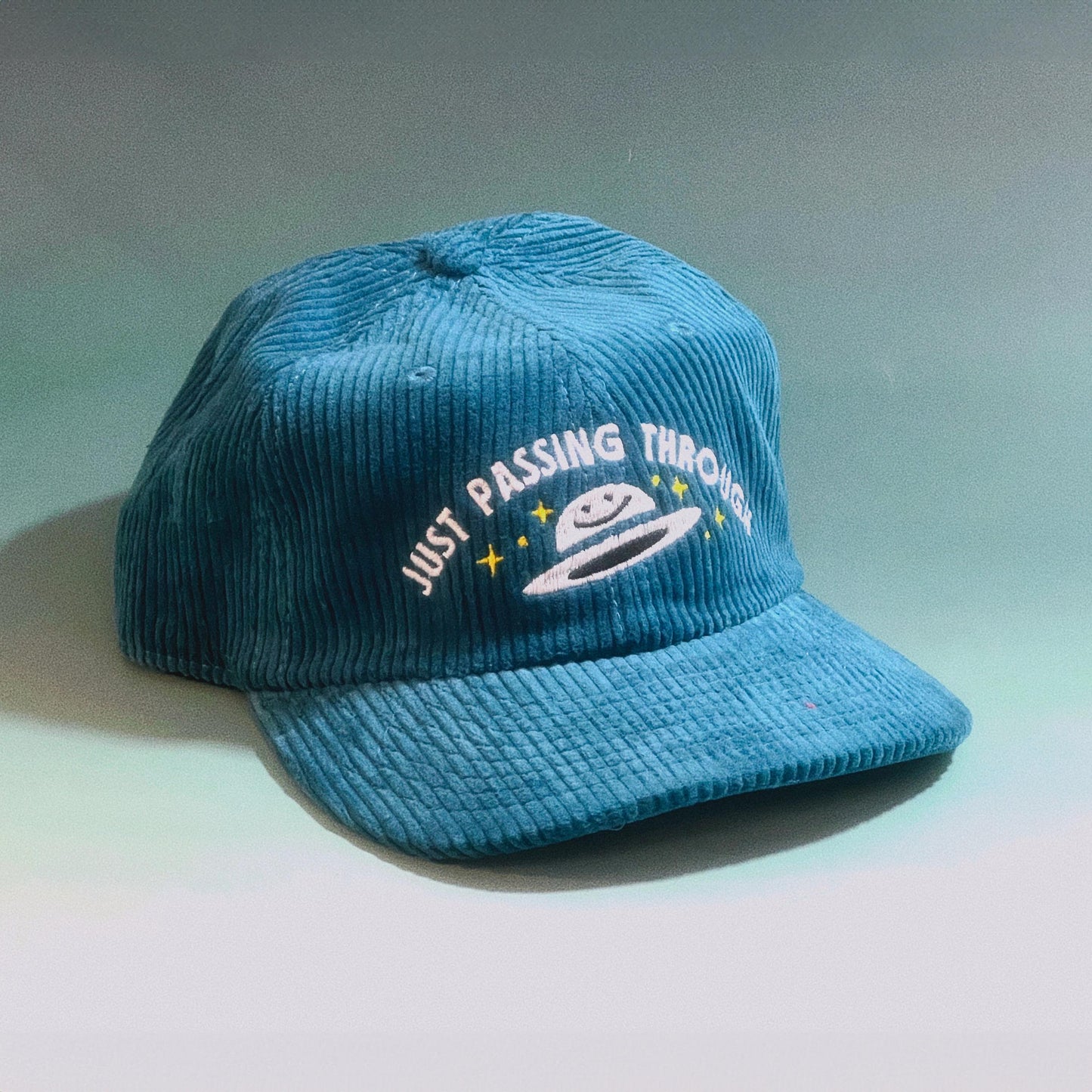 Just Passing Through Corduroy Hat