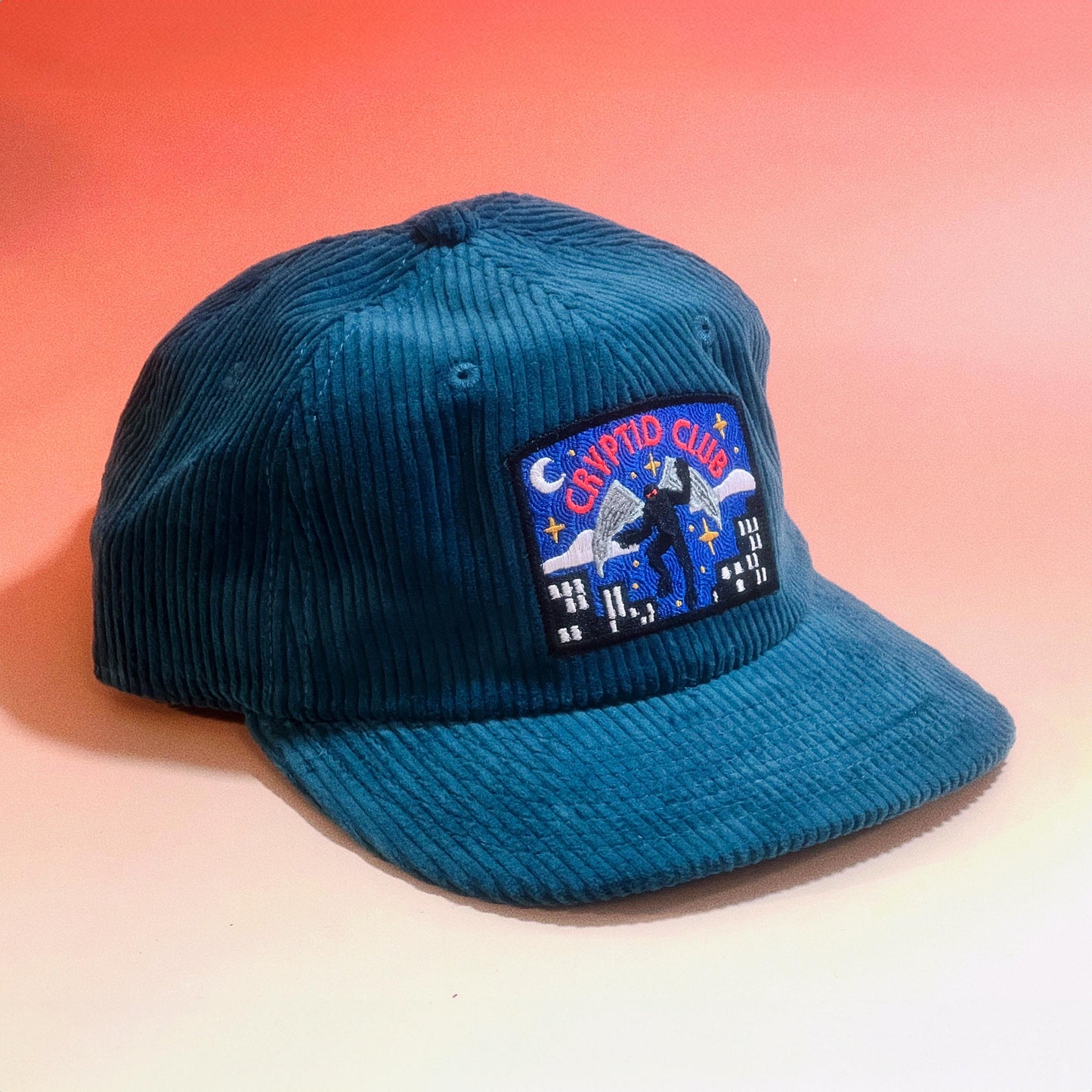 Mothman Cryptid Club Corduroy Hat