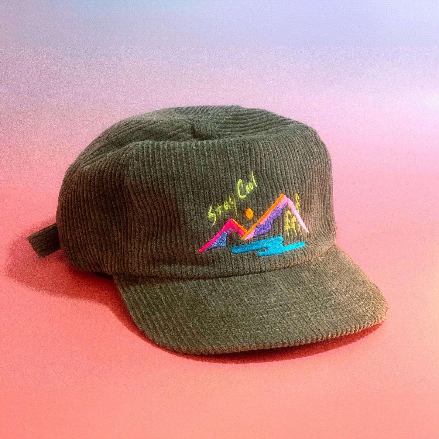 Stay Cool 5-Panel Corduroy Hat